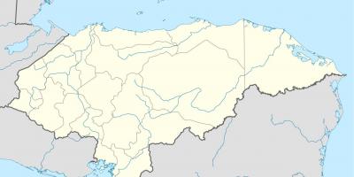 Zemljevid, ki prikazuje Honduras