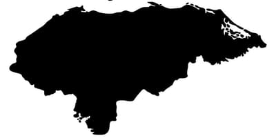Zemljevid Honduras zemljevid vektor